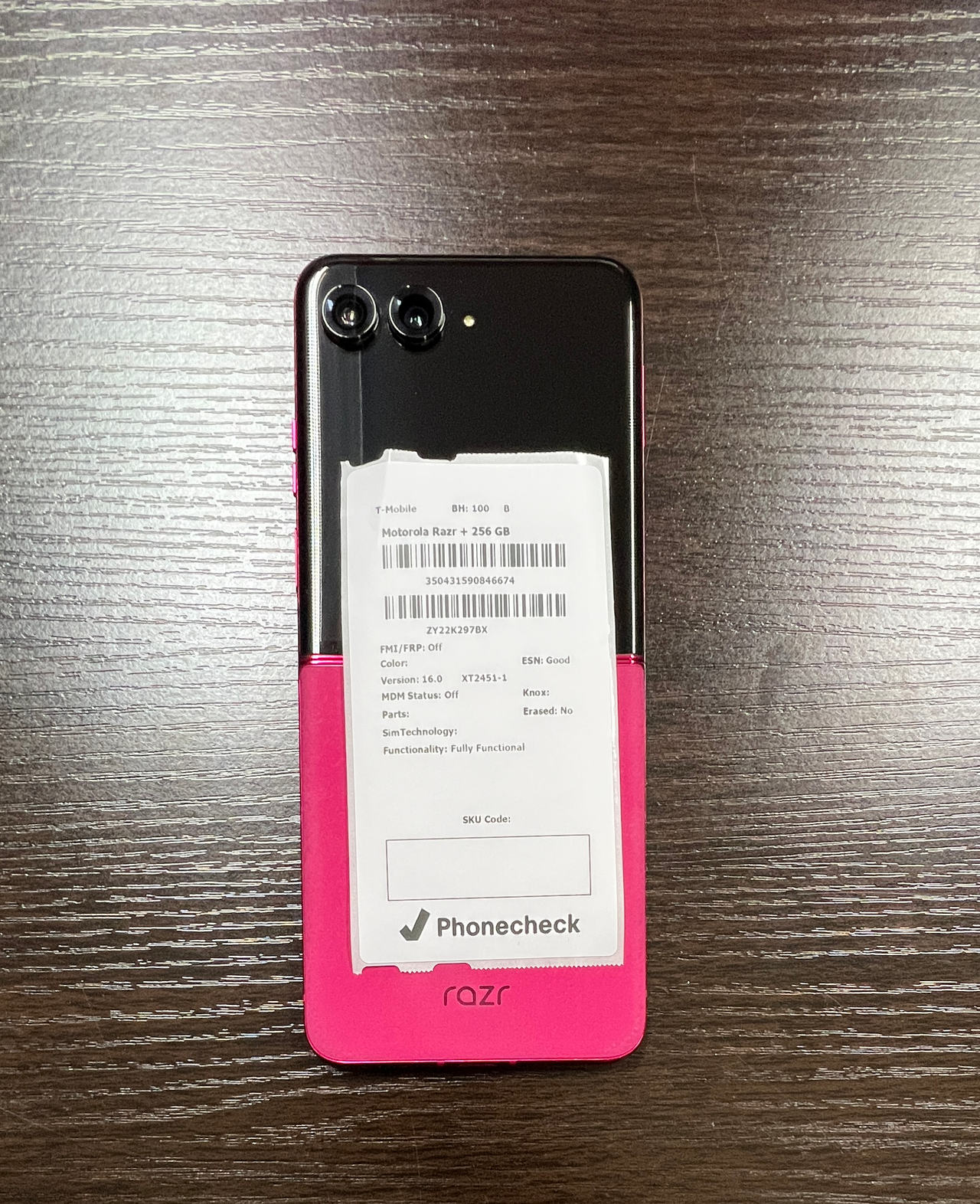 Motorola Razr+ 256GB (2023) Viva Magenta