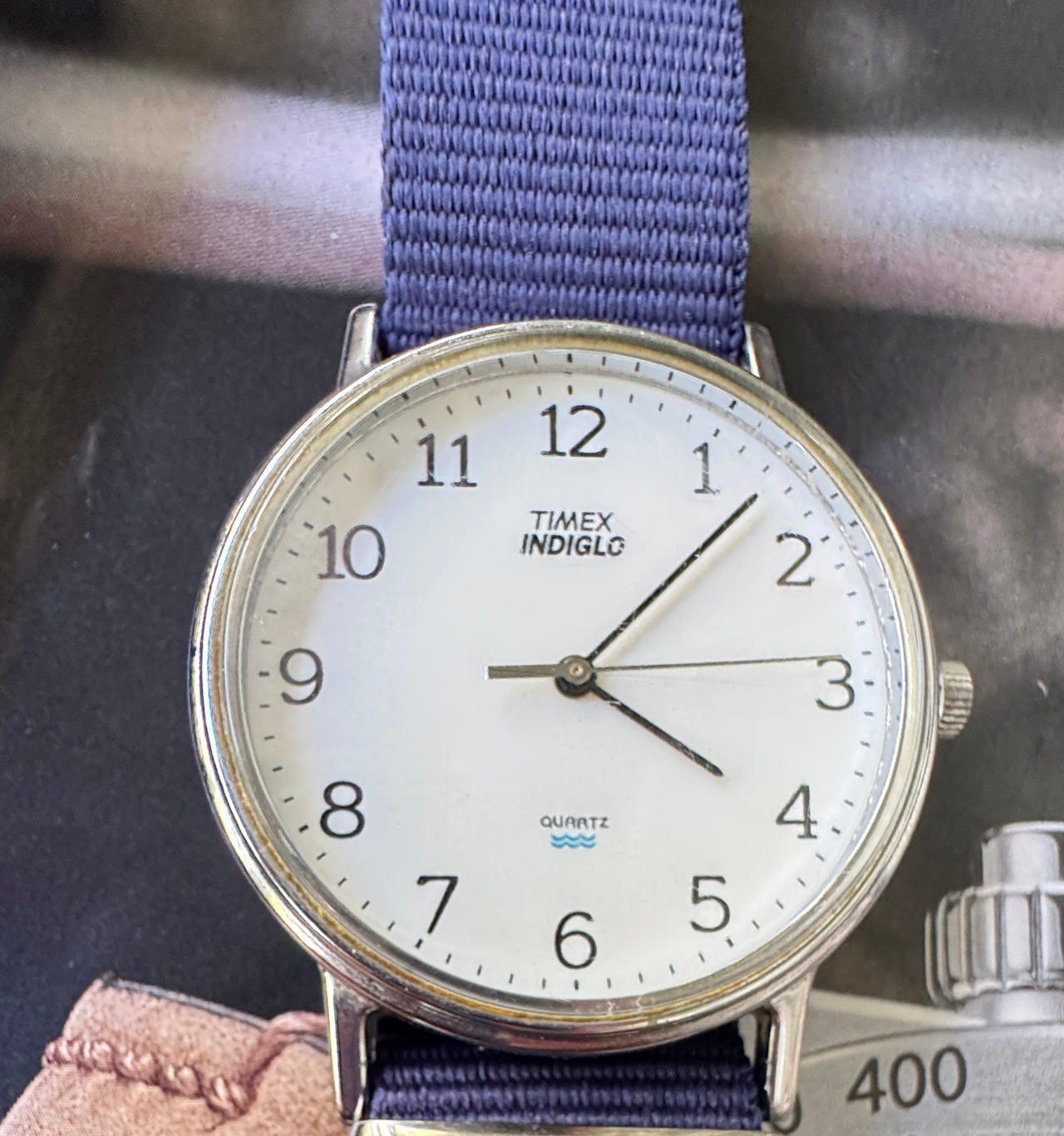 Timex Easy Reader Indiglo Quartz Watch