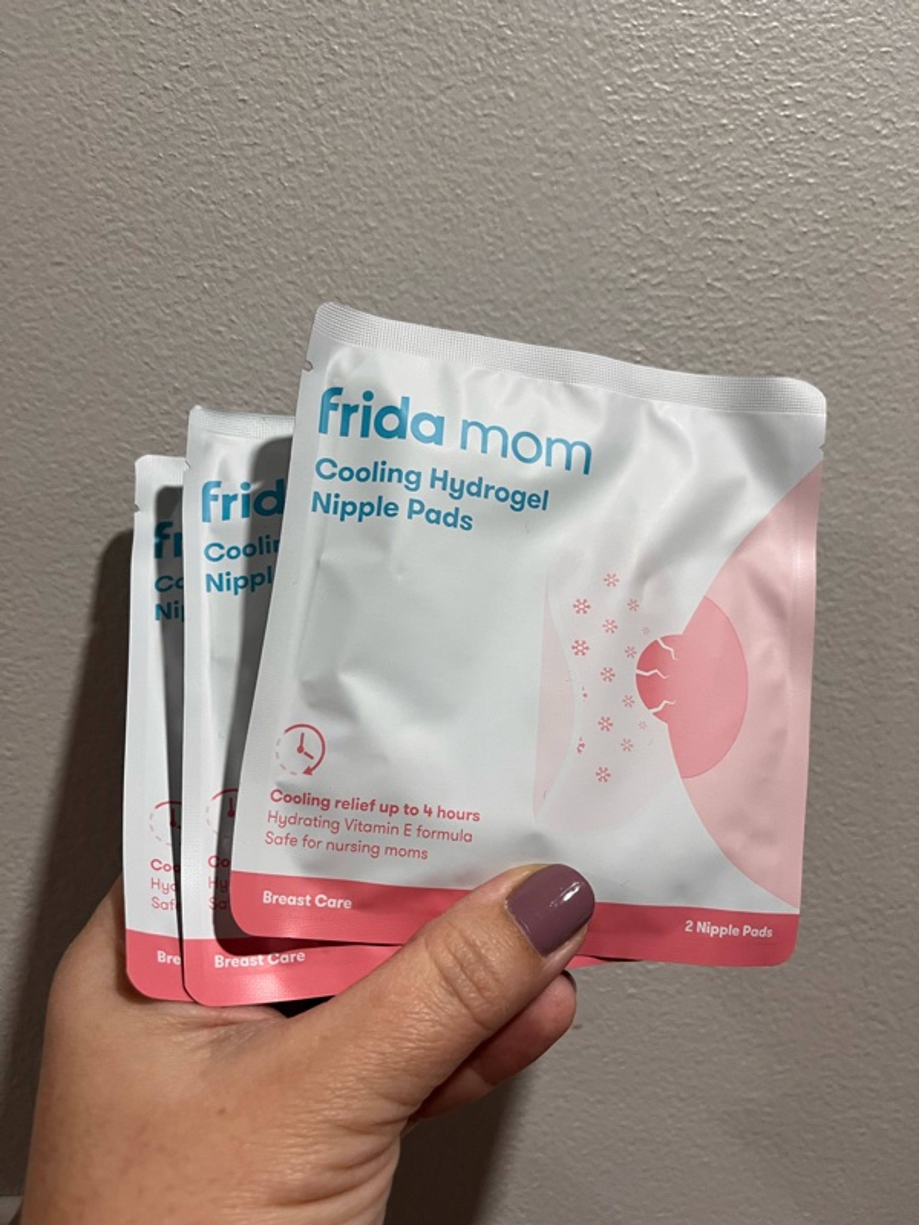 Frida Mom Cooling Hydrogel Nipple Pads 3 Count - NEW - medicinal