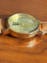 Geneva Pineapple Dial Fashion Watch with Tan Strap READ - Image 3