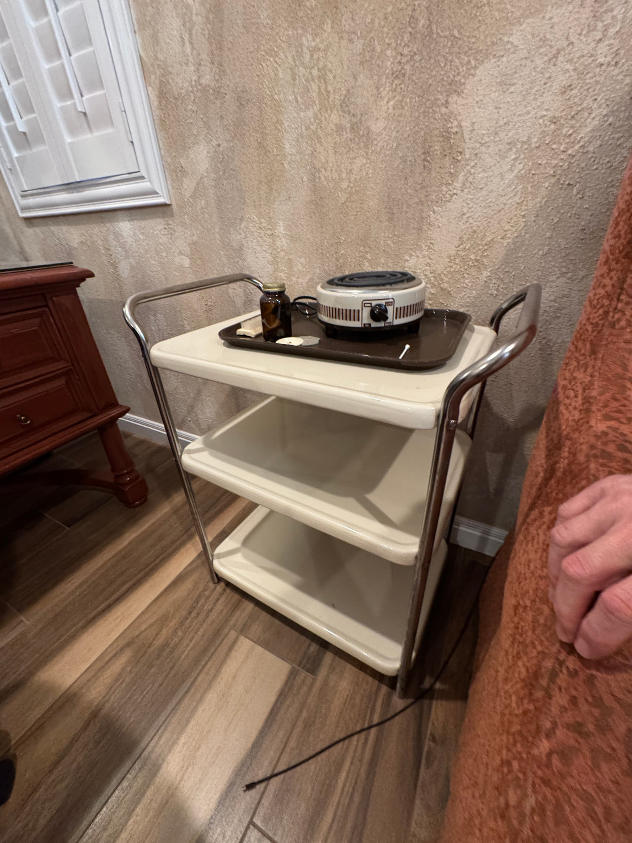 vintage medical cart