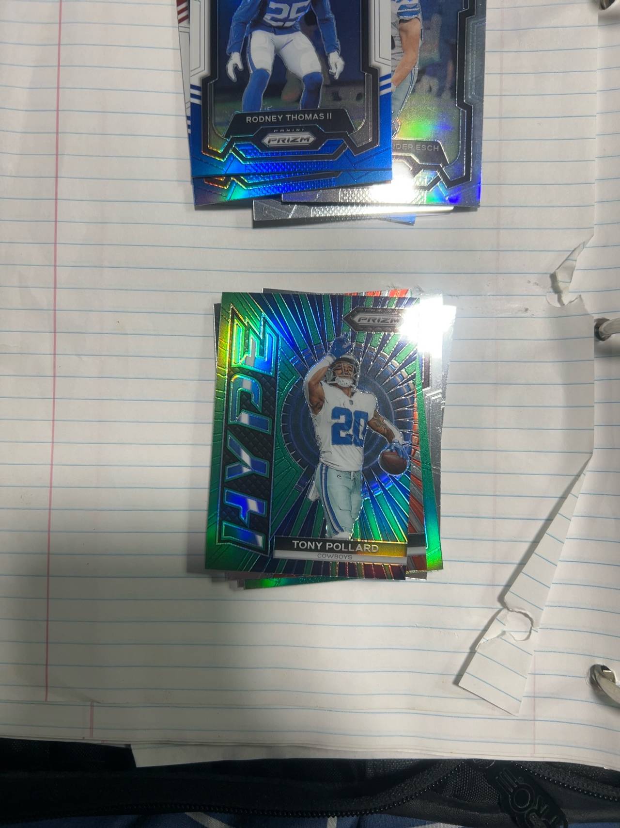 Panini Tony Pollard 2023 Prizm Hype Green #H-11