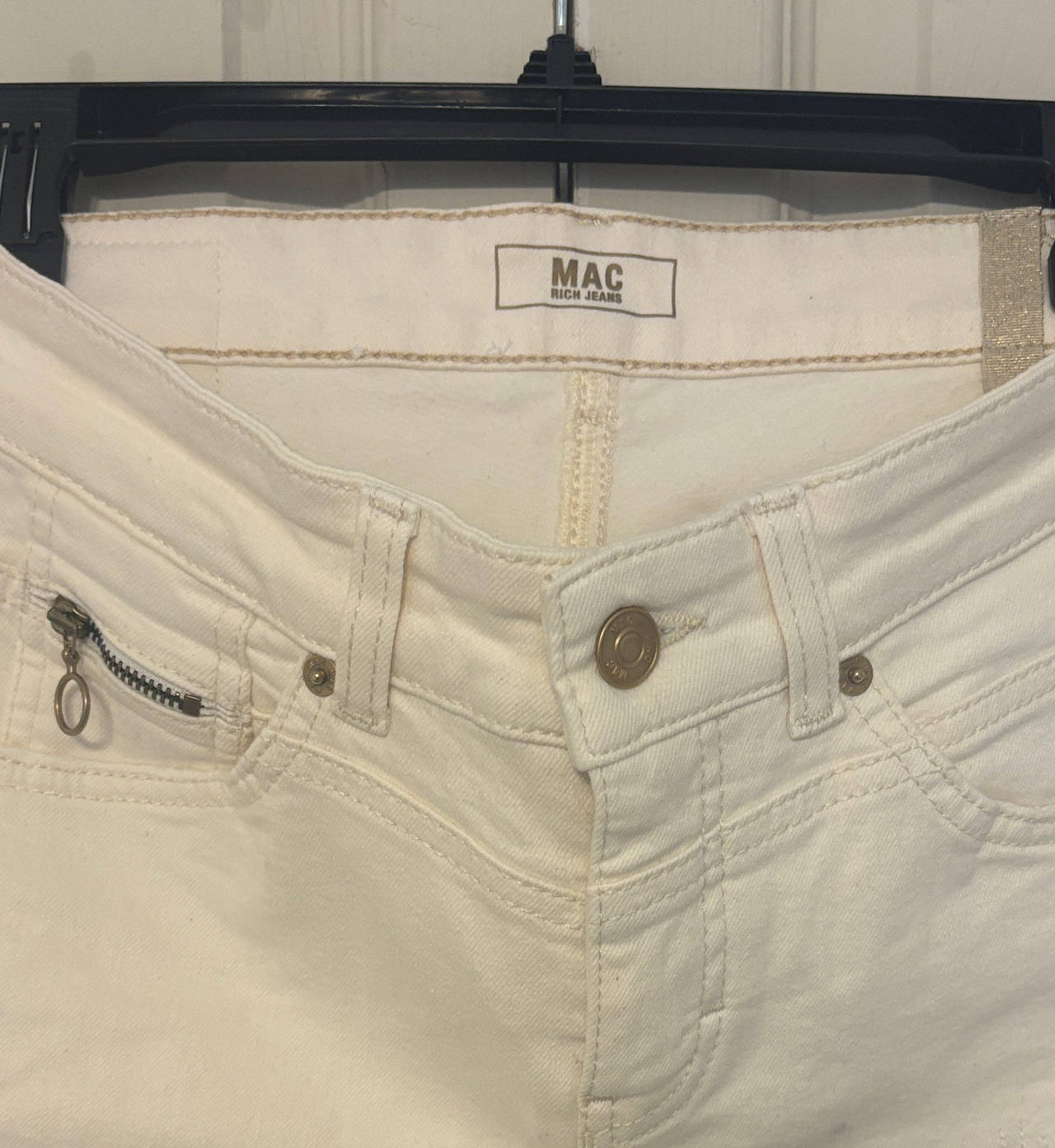 MAC Rich Jeans Off-White Slim Fit
