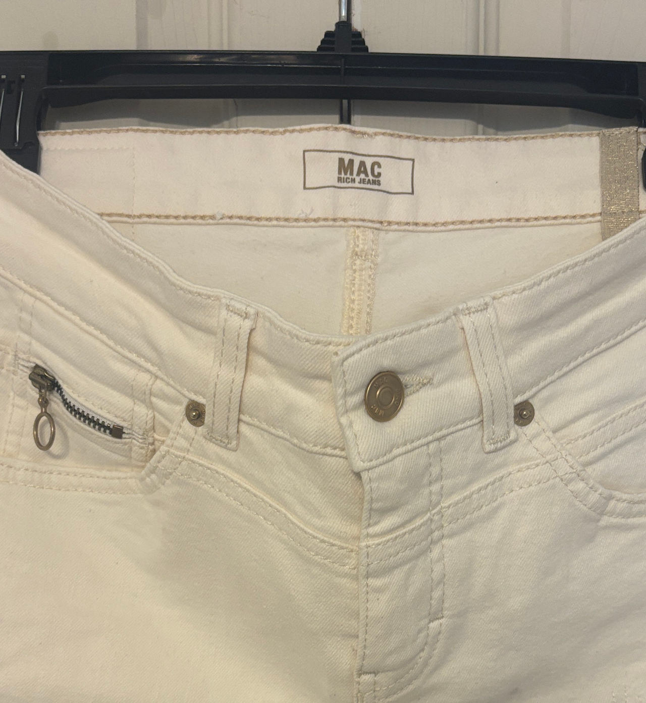 MAC Rich Jeans Off-White Slim Fit