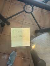 Glass Top Dining Table with Upholstered Chairs - Image 2