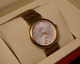 Vintage Omega Ladymatic – 18K Rose Gold, Diamond Dial, Needs Bracelet Repair - Image 1