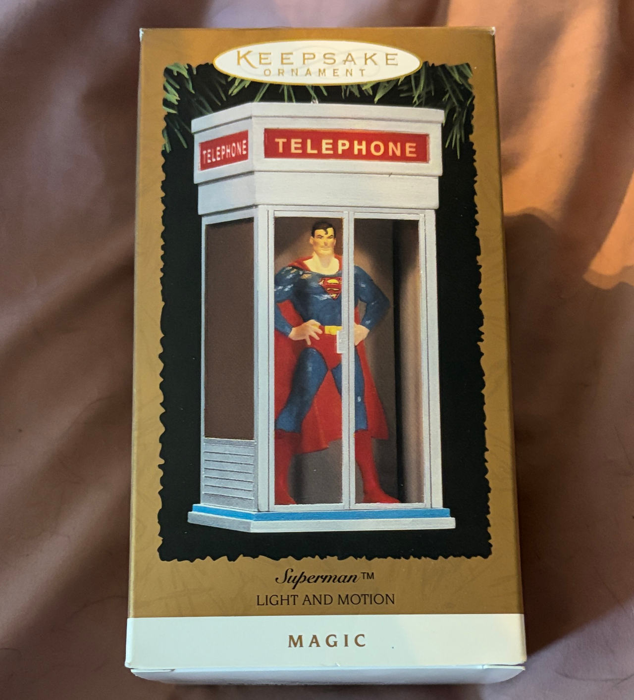 Hallmark Superman Light and Motion Keepsake Ornament