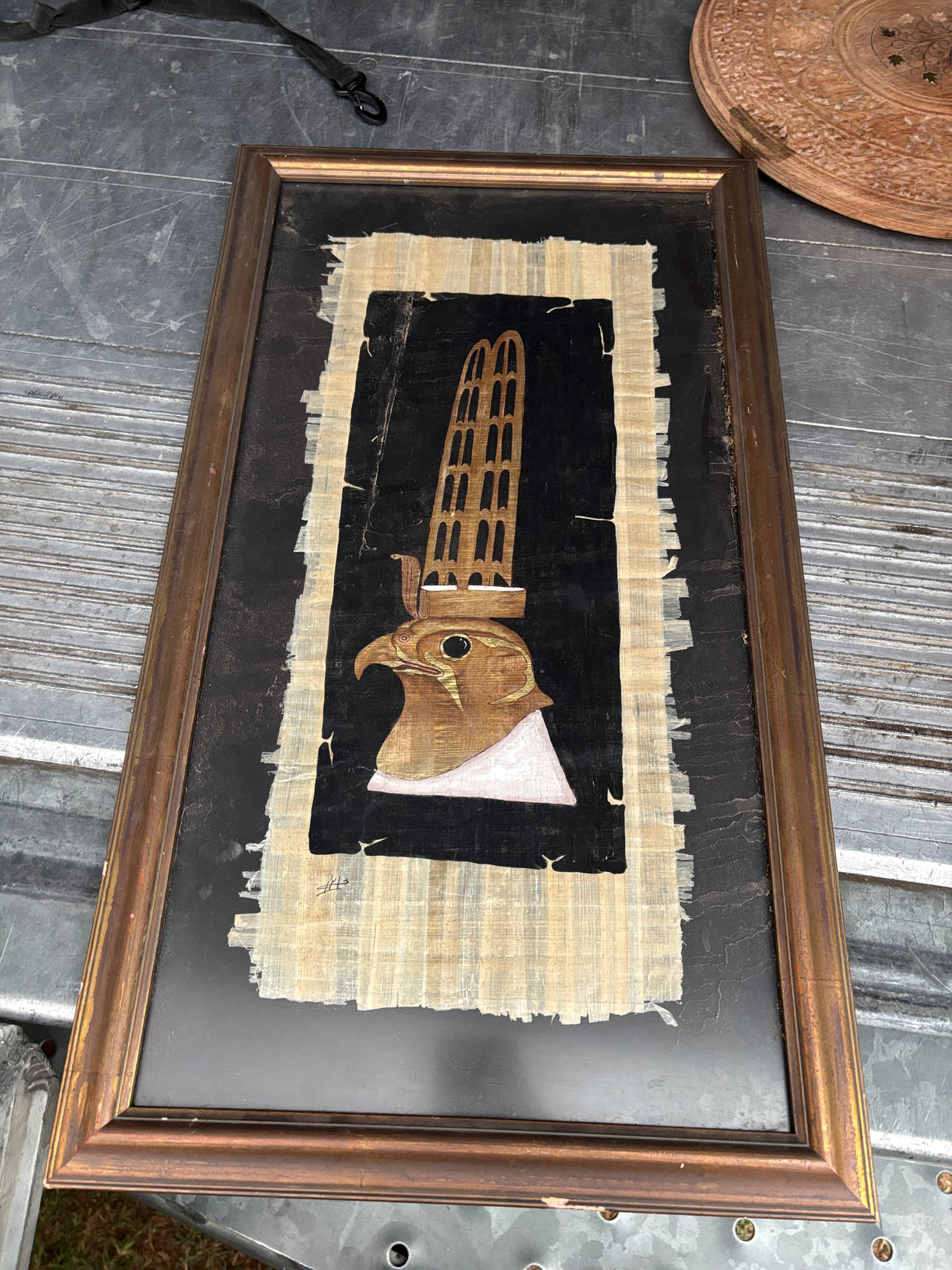 Framed Egyptian Papyrus Art