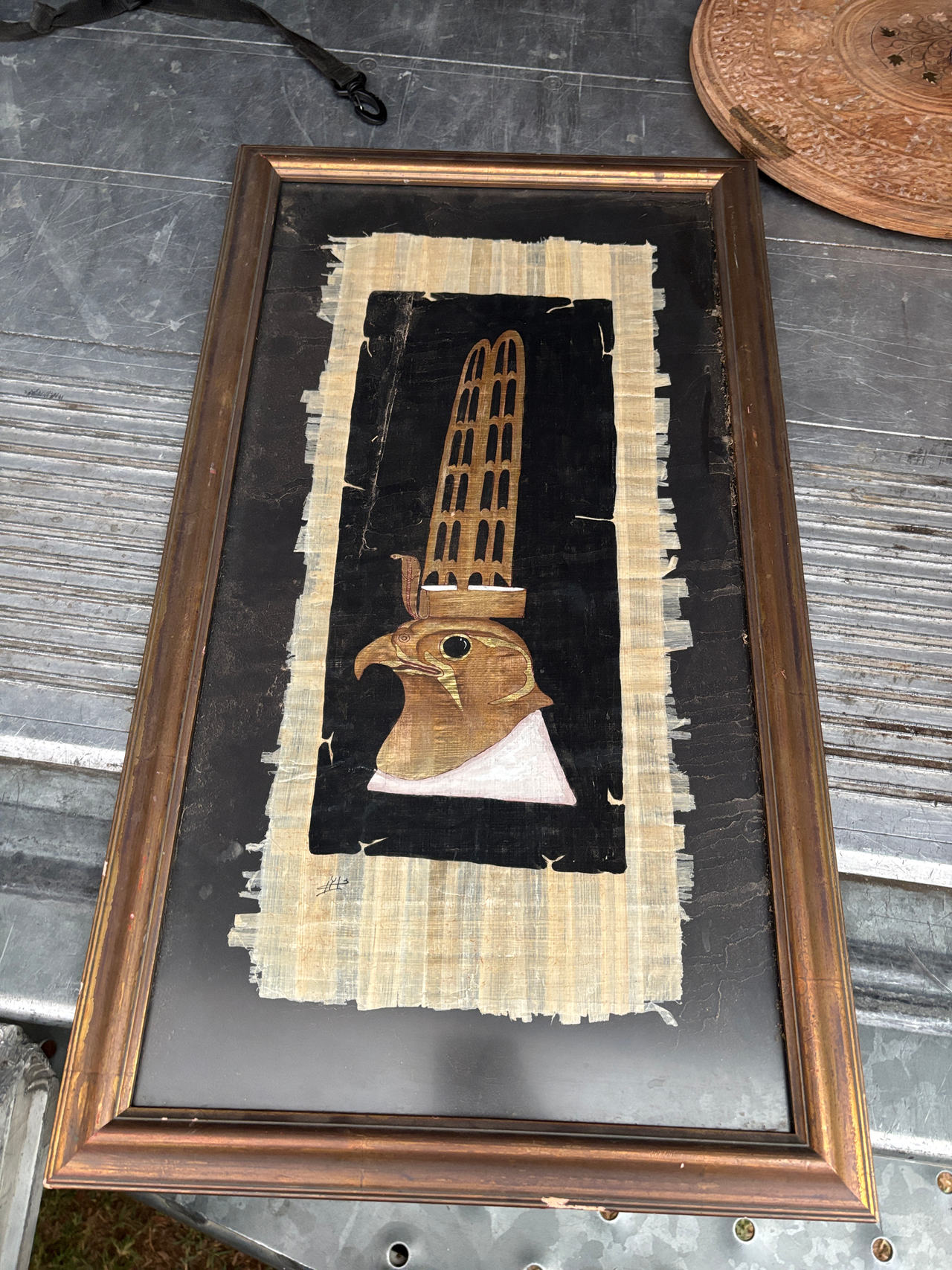 Framed Egyptian Papyrus Art