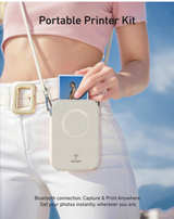 Liene 2x3 Portable Instant Photo Printer with Leather Bag Set - Image 6