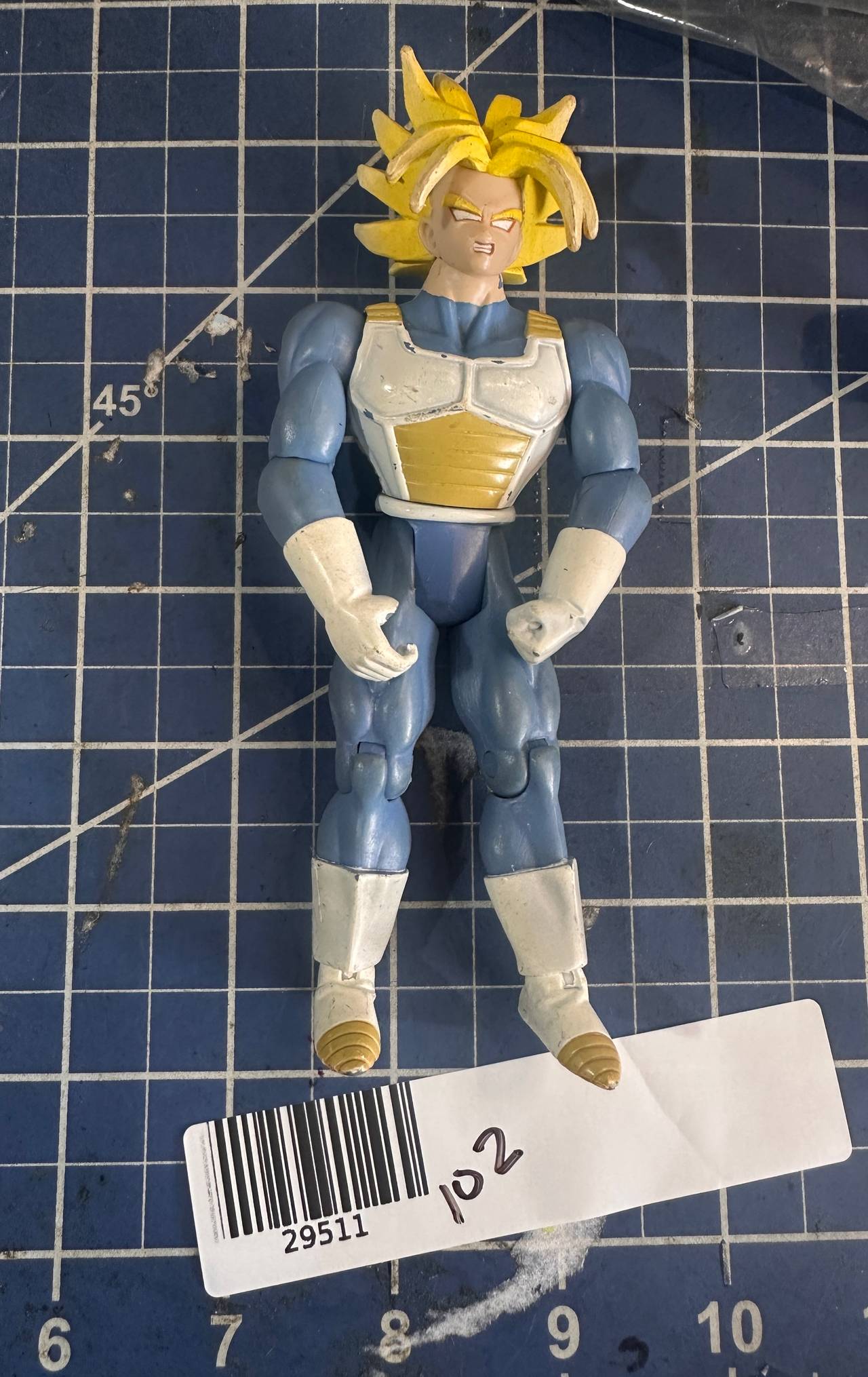 Dragon Ball Z Irwin Series 4 Super Saiyan Trunks Action Figure 102 29511