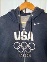 Nike London Olympics Hoodie Blue Women's Medium Small - Image 6