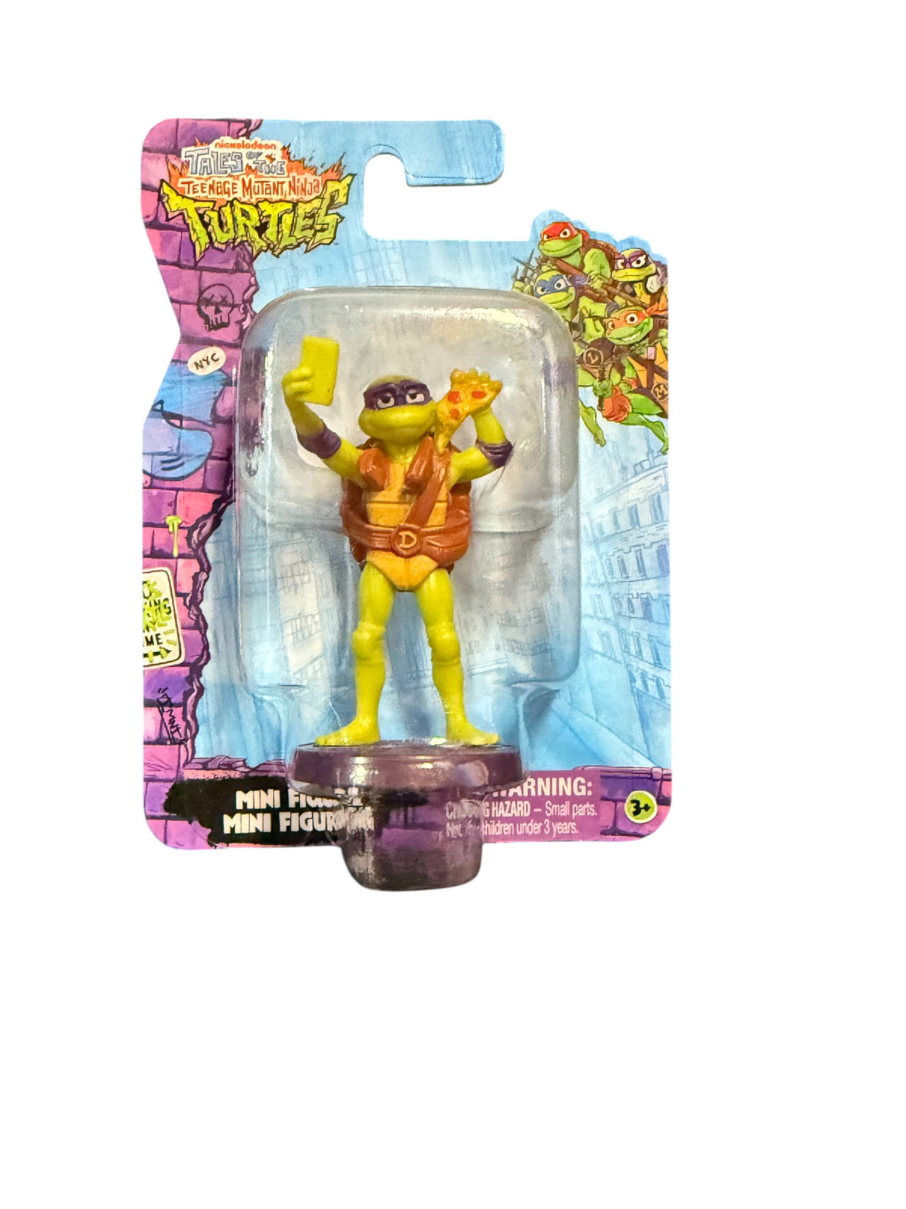 Tales of the Teenage Mutant Ninja Turtles Mini Figure - Donatello with Pizza and Phone