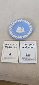 Wedgwood Jasperware Blue Small Plate with Grapevine Border - Image 4