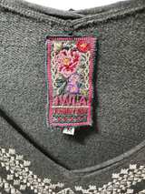 Johnny Was JW Los Angeles Embroidered Poncho Top - Image 3