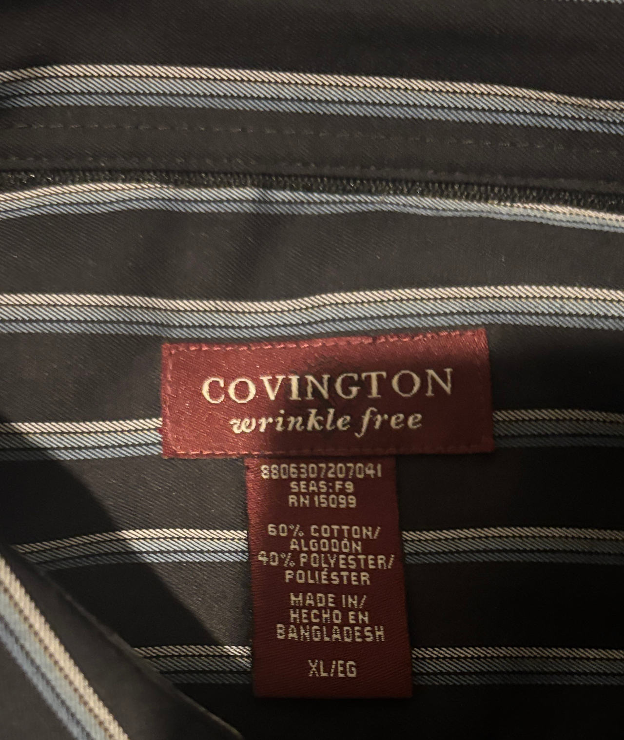 Covington Wrinkle Free Striped Shirt