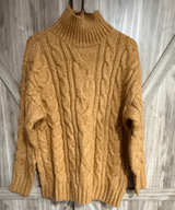 American Eagle XS Cable Knit Mock Neck Sweater - Image 1