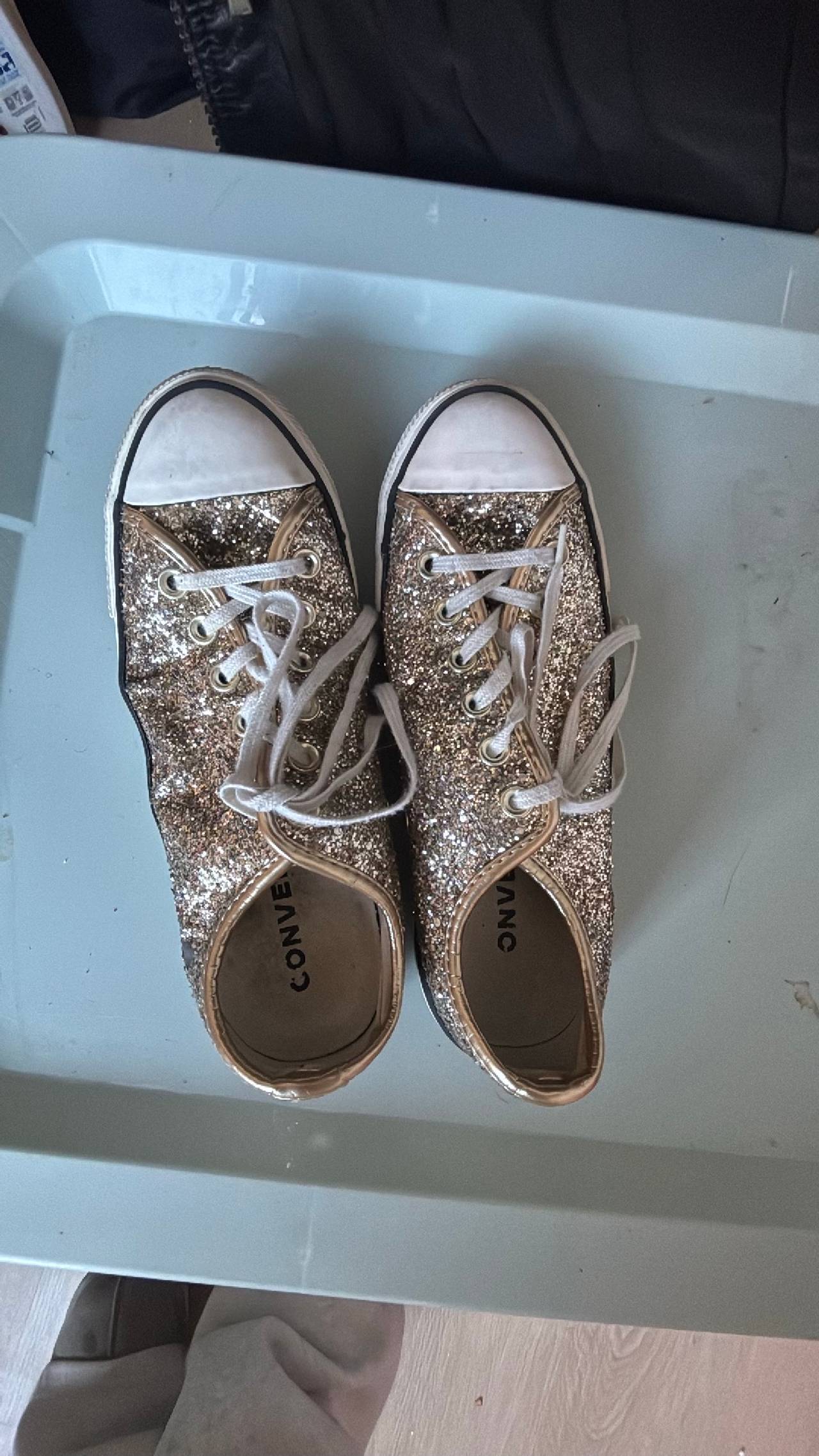 Converse Chuck Taylor All Star Gold Glitter Low Top
