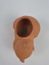 Terracotta Sleeping Cat Planter - Image 6