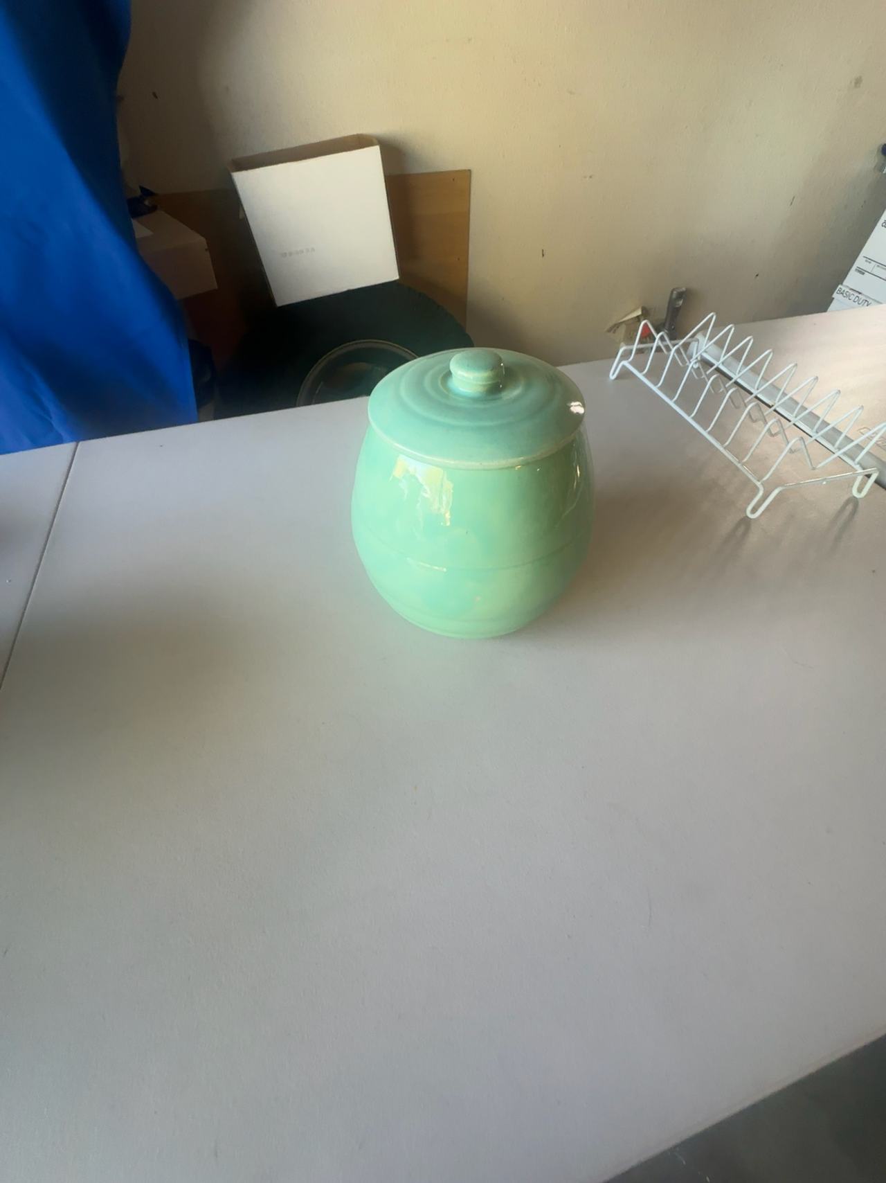 Bauer Pottery Green Vintage Cookie Jar