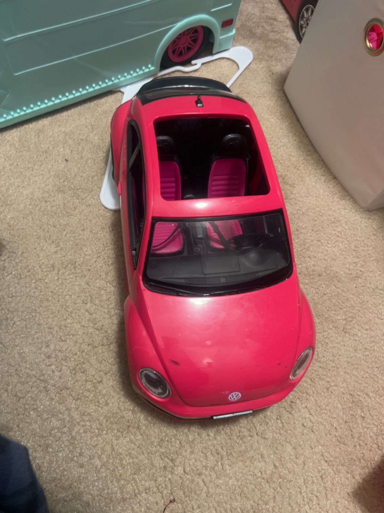 Barbie Volkswagen Beetle Pink Playset
