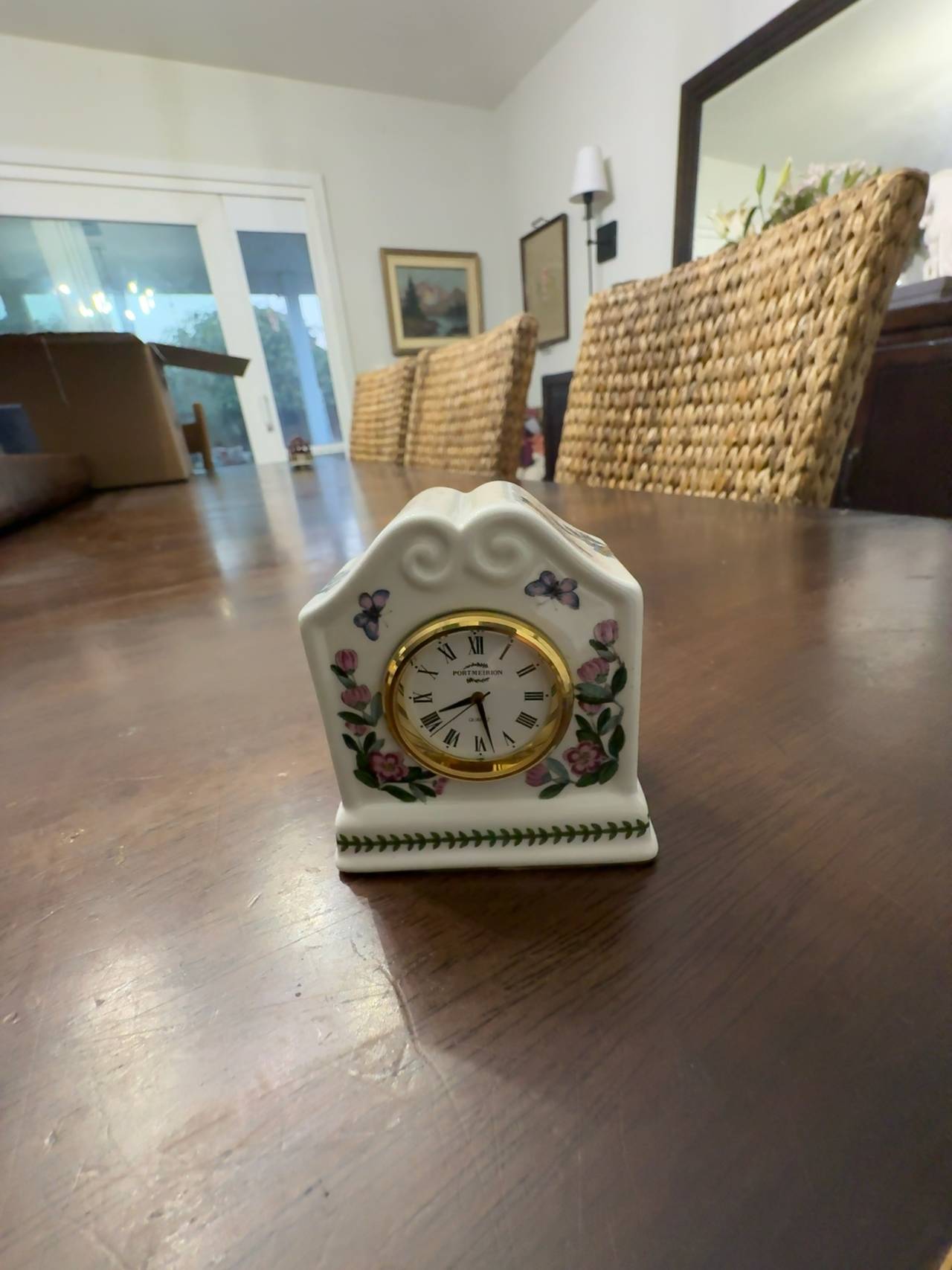 Portmeirion Botanic Garden Mini Clock