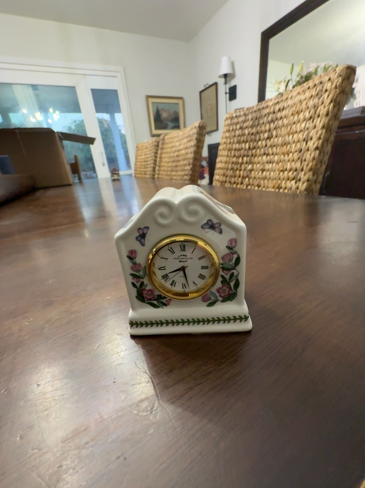 Portmeirion Botanic Garden Mini Clock