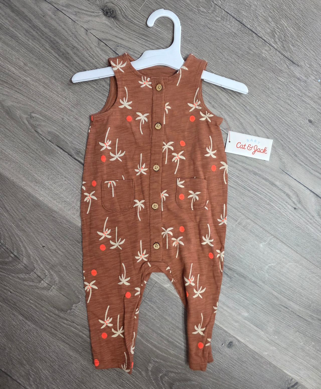 Cat & Jack Baby Palm Tree Print Romper