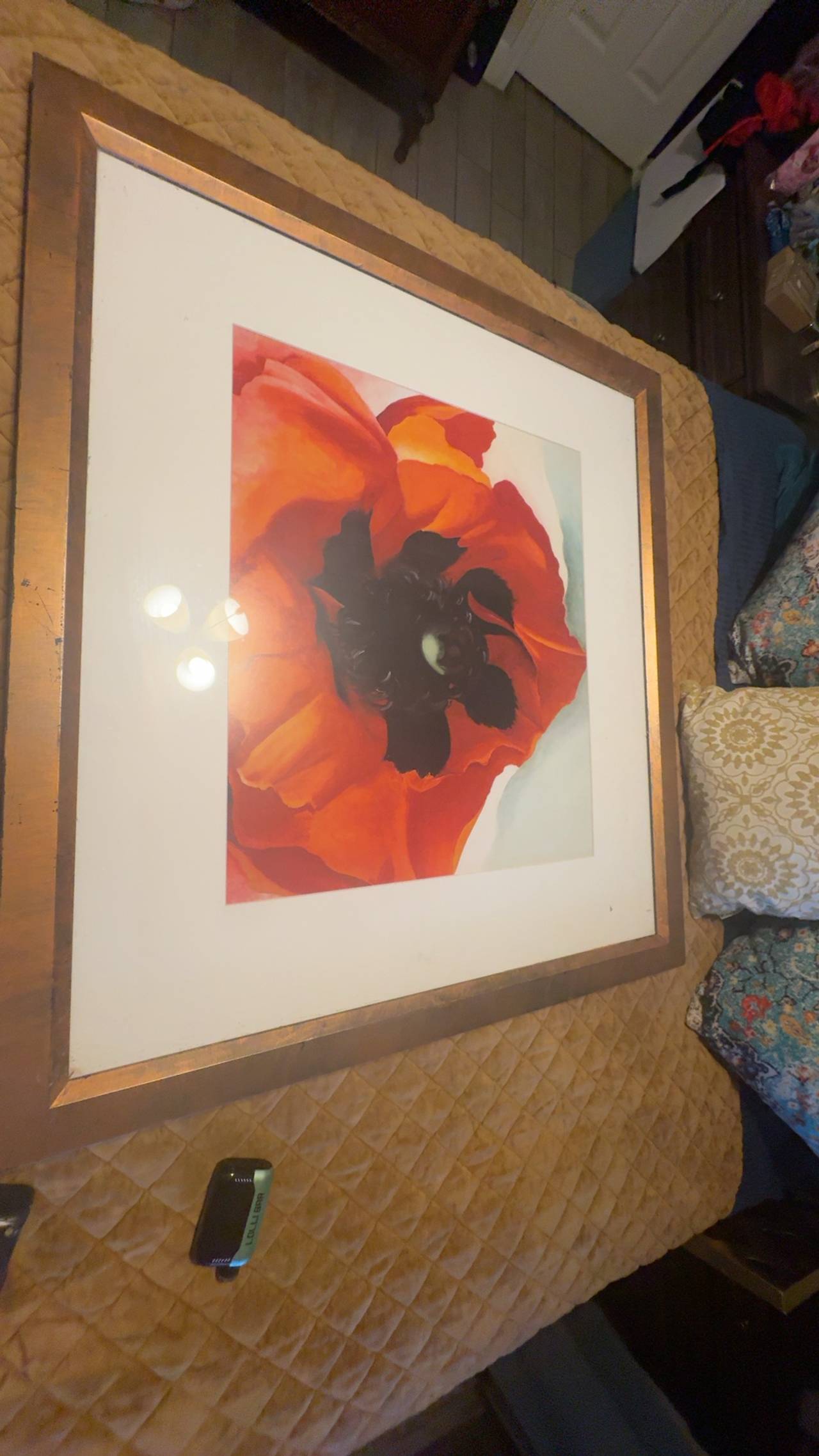Georgia O'Keeffe Poppy Framed Print
