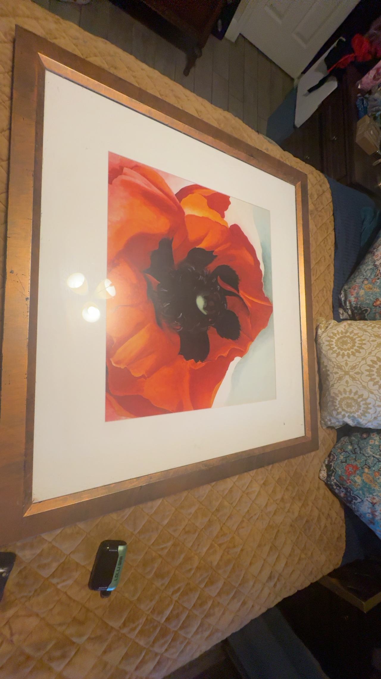 Georgia O'Keeffe Poppy Framed Print