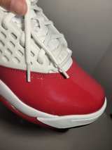 Air Jordan Maxin 200 White Gym Red sz 9 (Factory Defect As Is New) - Image 7