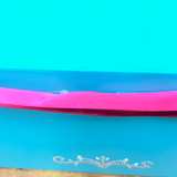 Wedding Card Box Mr & Mrs Teal Pink Bow Rhinestone Bridal Shower Reception Decor - Image 4