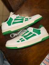 Amiri Skel Top Low White/Green - Image 4