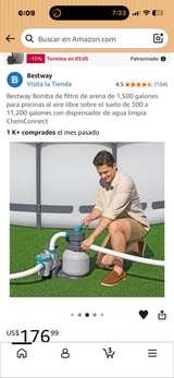Bestway Flowclear 1,500 gal. Sand Filter Pump - Image 8