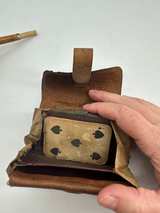 Vintage Corn Cob Pipe, Knife, and Leather Pouch Set - Image 8
