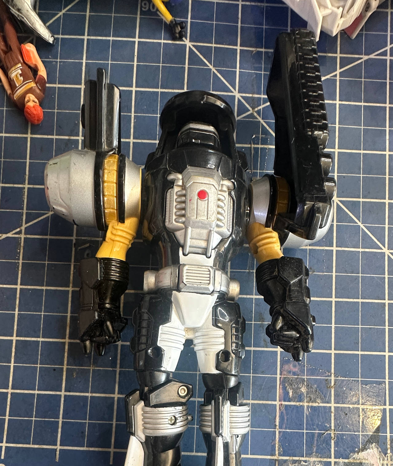 Bandai Power Rangers In Space Mega Winger Black Ranger Action Figure