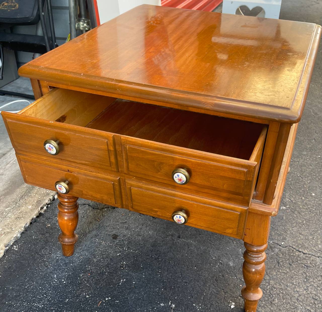 Vintage Wooden Side Table