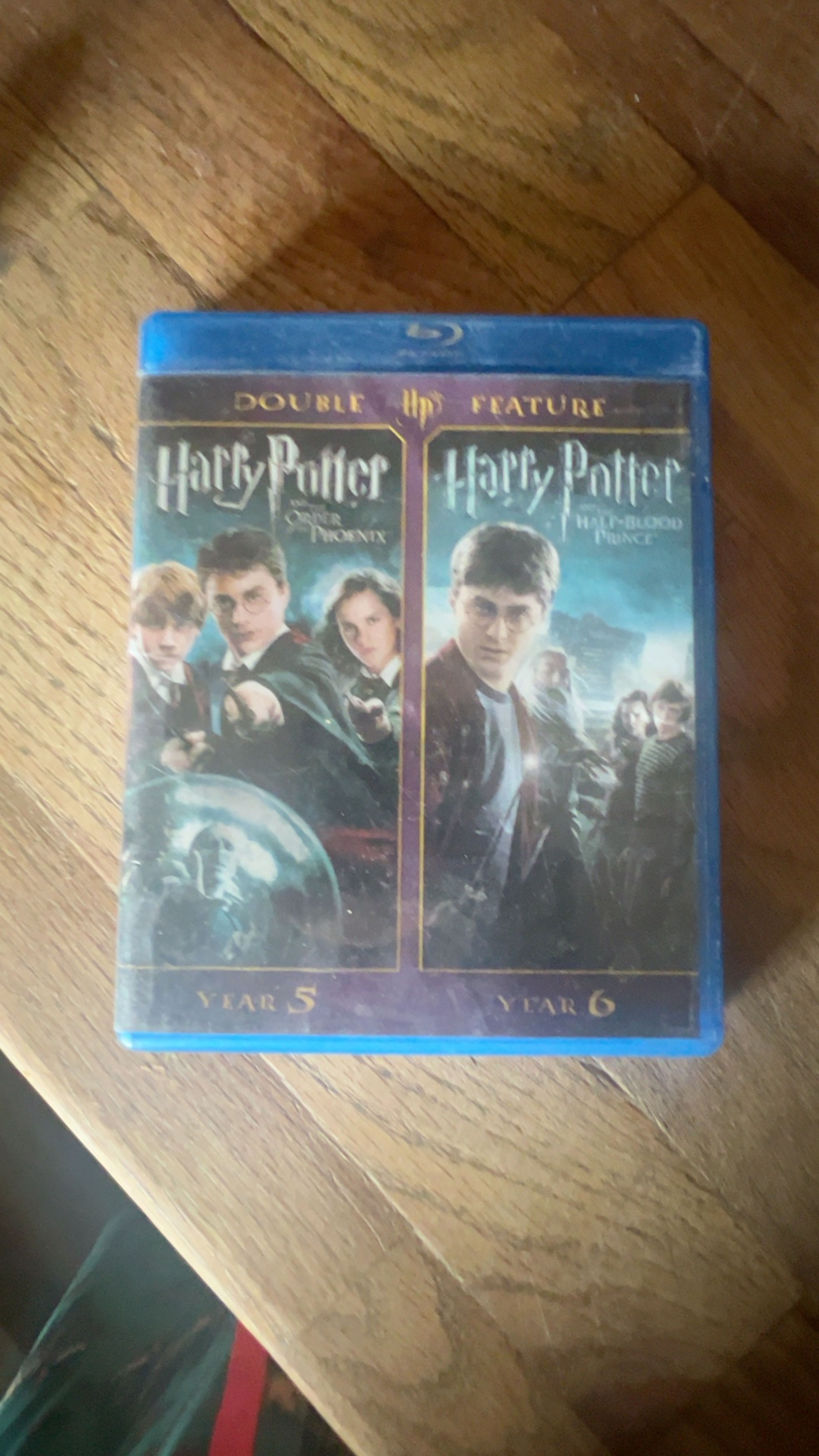 Harry Potter Double Feature blu ray Years 5 & 6
