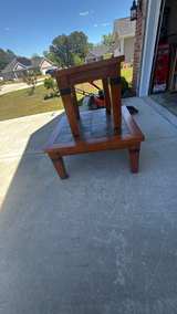 Slate Top Wood End Table Set - Image 4