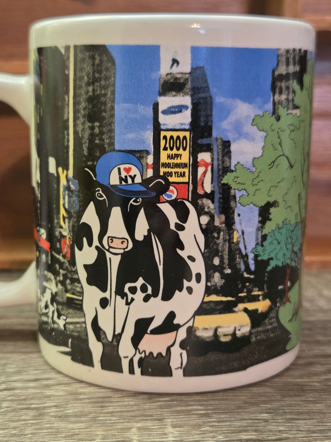CowParade New York City 2000 Moolennium Mug