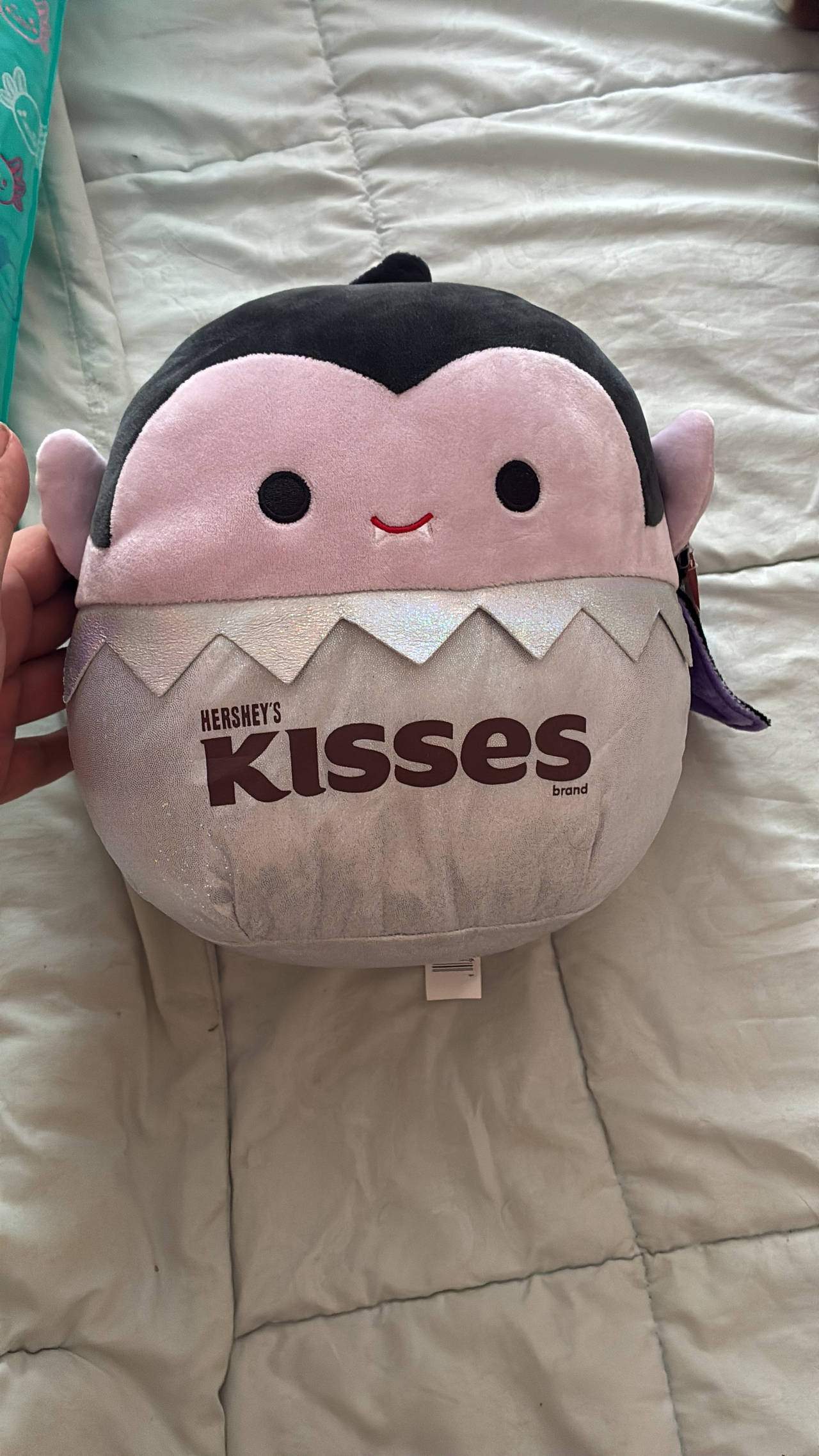 Squishmallows 8" Drake the Vampire Hershey's Kisses Plush