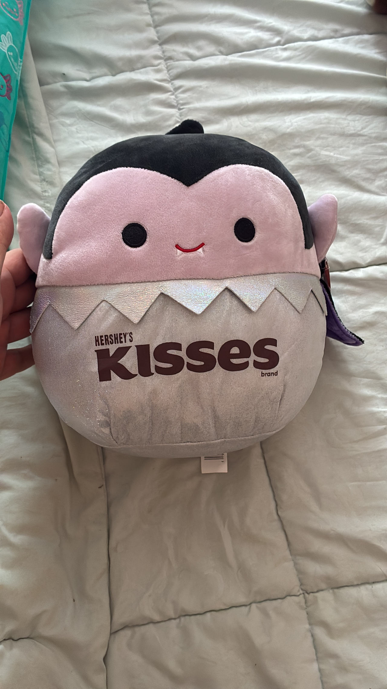 Squishmallows 8" Drake the Vampire Hershey's Kisses Plush