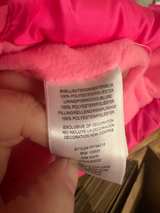 Pink Platinum Girls' Chevron Hooded Puffer Jacket - Image 6