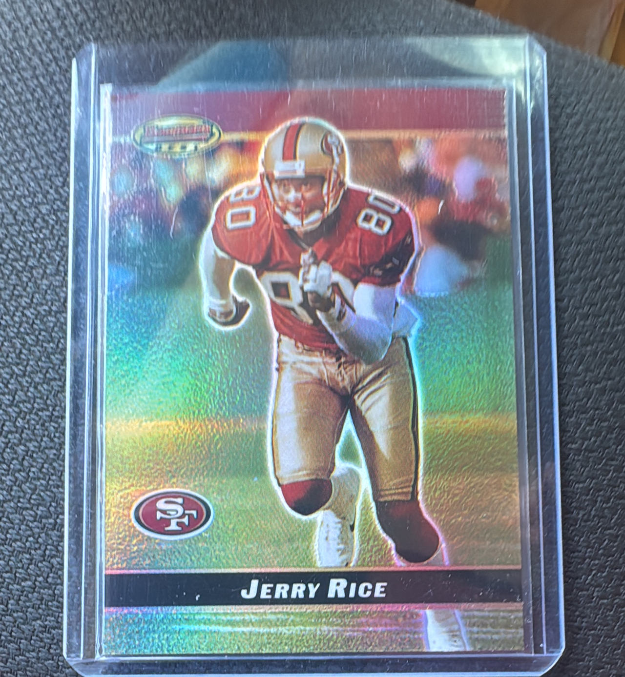 1996 Bowman's Best Jerry Rice Refractor #50