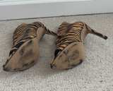 Aldo Tiger Print Peep-Toe Boots - Image 5