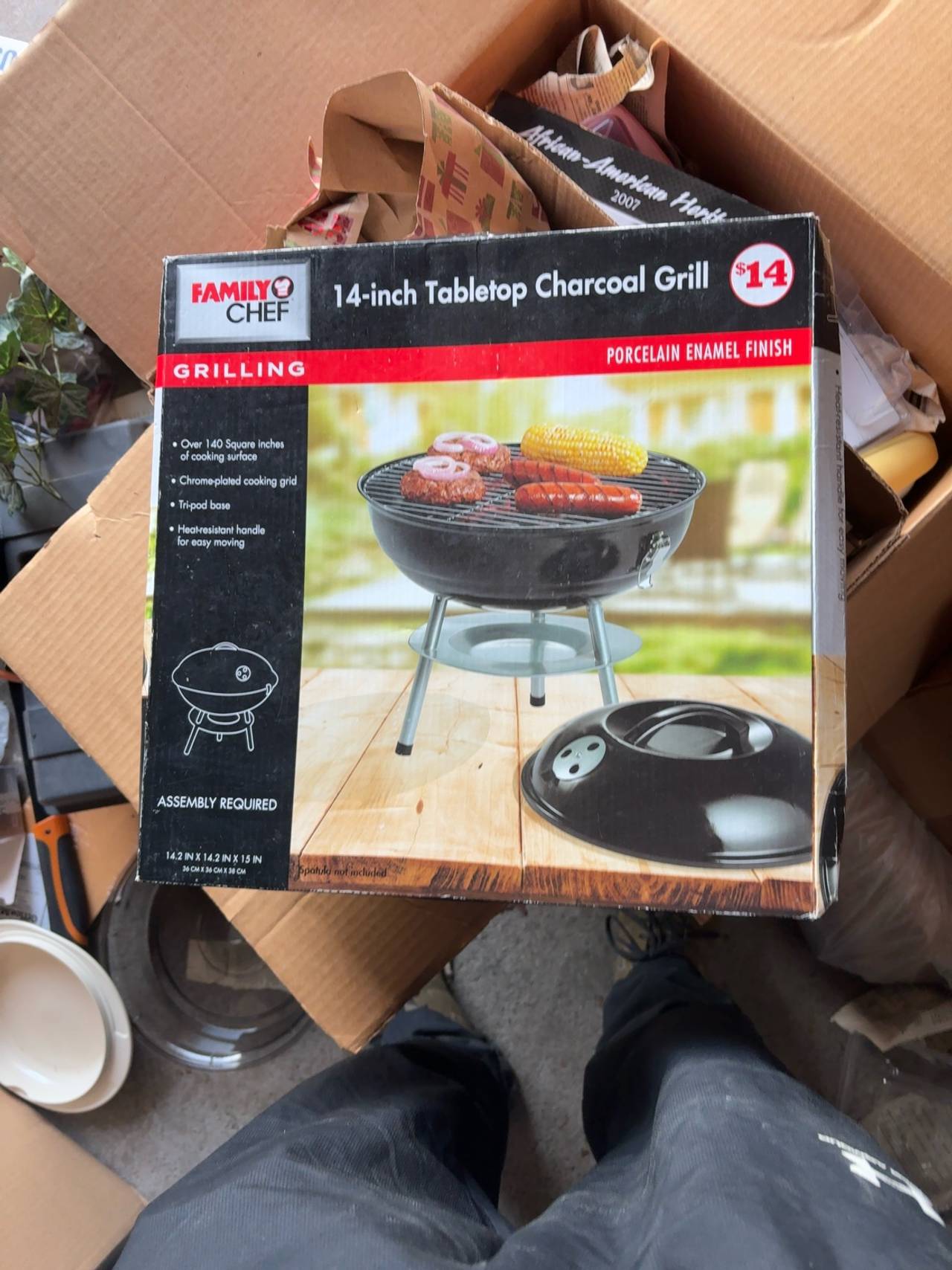 Cuisinart Portable Charcoal Grill 16-inch Black