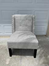 Tufted Wingback Accent Chair with Nailhead Trim - Image 6