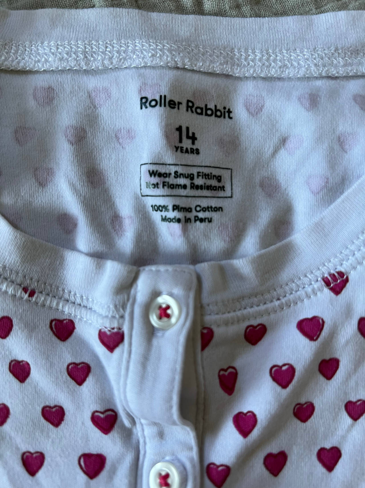 Roller Rabbit Kids Pajama Bottom Size 14