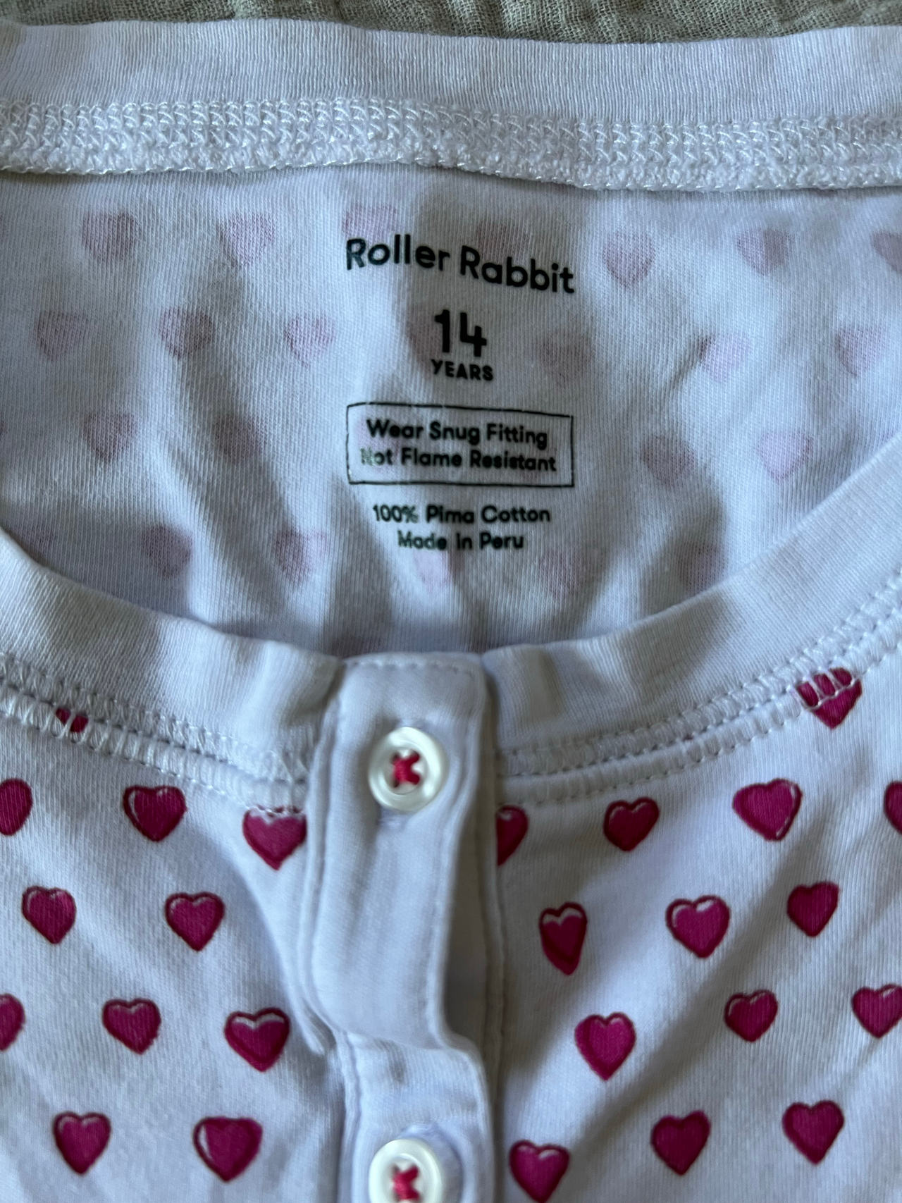 Roller Rabbit Kids Pajama Bottom Size 14