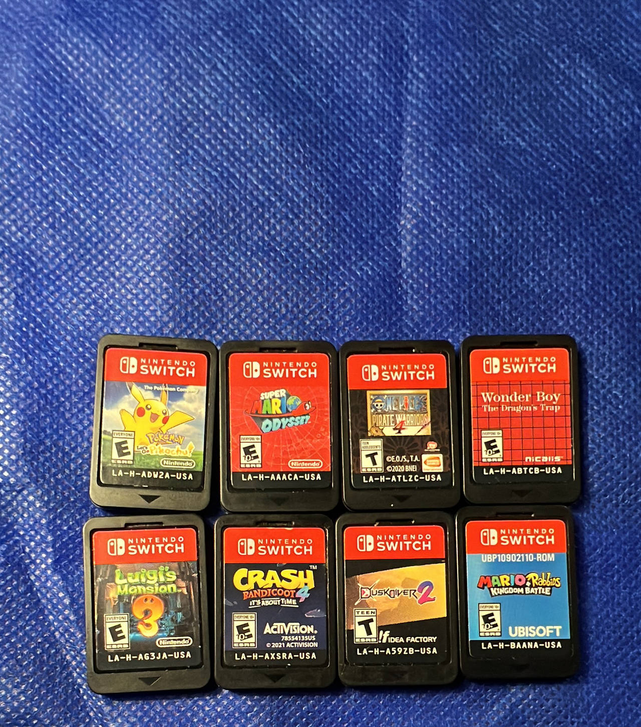 Nintendo Switch 8-Game Bundle Cartridges Only